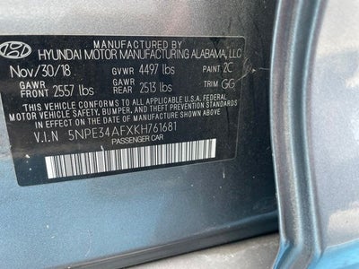 2019 Hyundai Sonata SEL