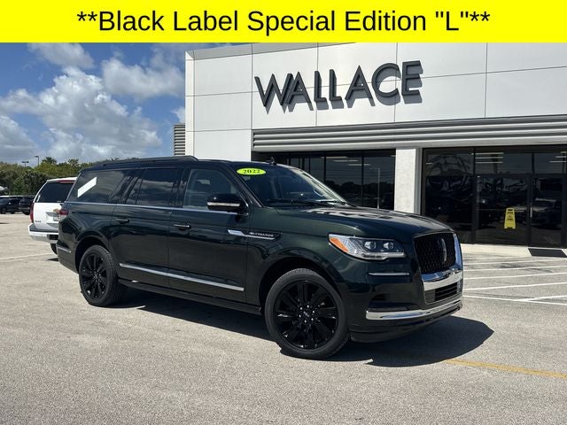 2022 Lincoln Navigator L Black Label Special Edition Pkg