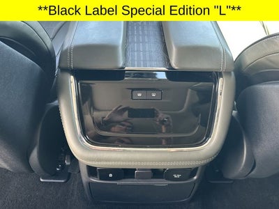2022 Lincoln Navigator L Black Label Special Edition Pkg