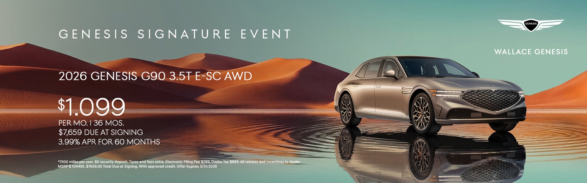 Genesis G90 Special Offer